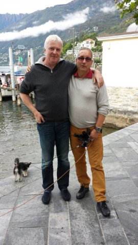 Urs und Bruno in Ascona