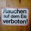 Rauch auf dem Eis...