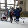 Der Goalie sucht, die Spieler jubeln. 0:1 für unsere Buben!